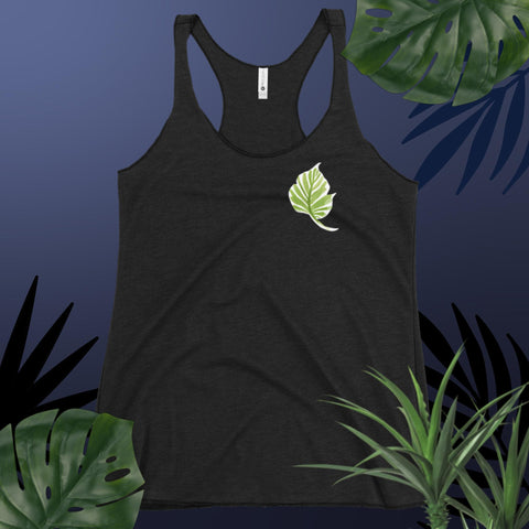 Watercolour Leaf - Women's Racerback Tank